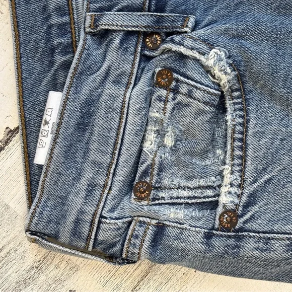 Agolde High Rise Ripped Ankles Jeans - Picture 6 of 9